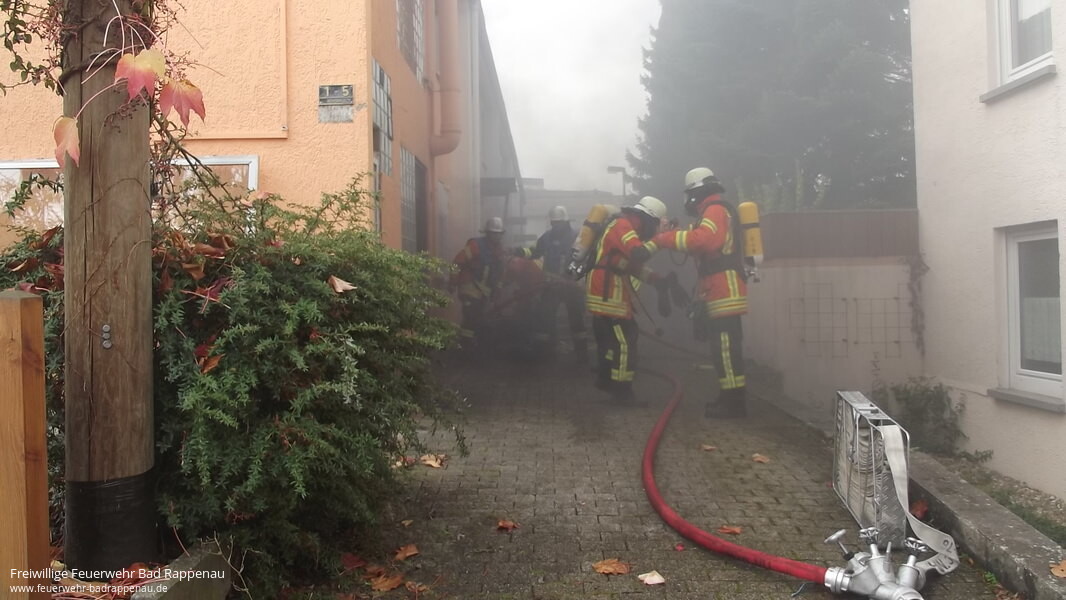 Kellerbrand in Reihenhaus