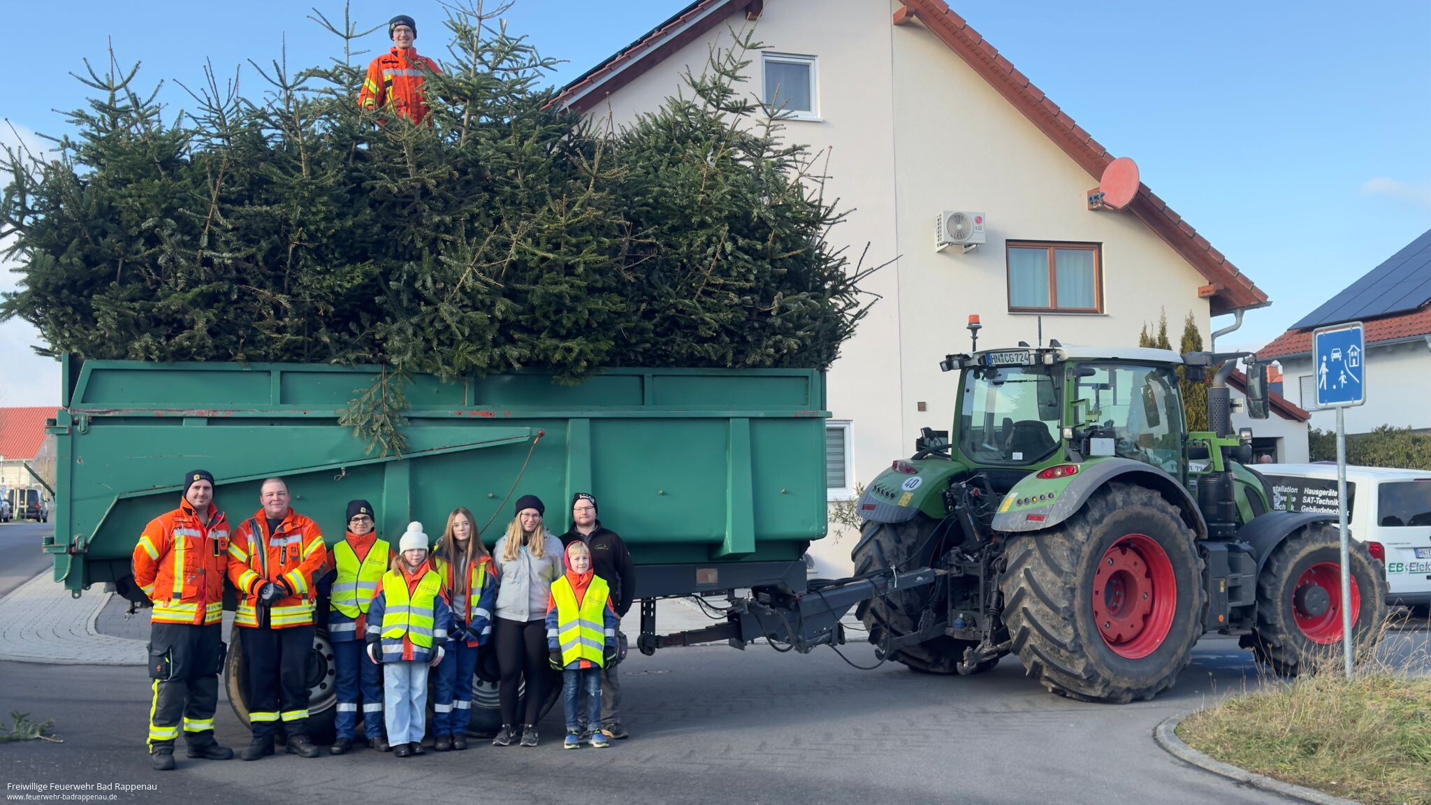 Christbaumsammlung der Jugendfeuerwehr Bad Rappenau