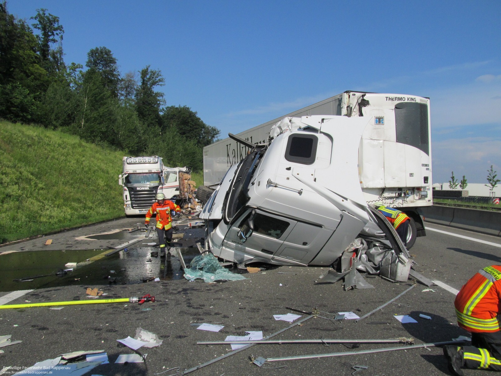 LKW-Unfall auf der BAB6
