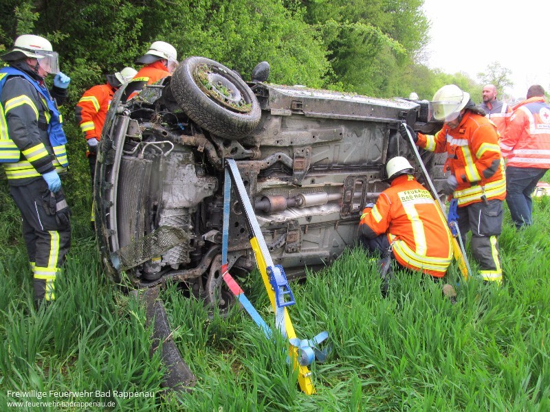 Verkehrsunfall PKW mit zwei Verletzten
