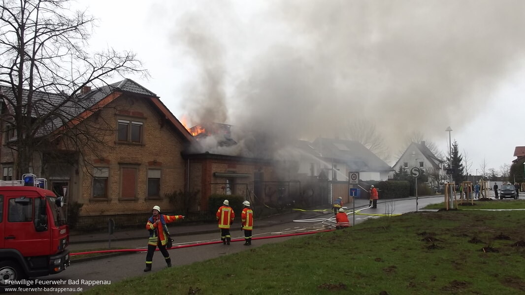 Dachstockbrand in Babstadt