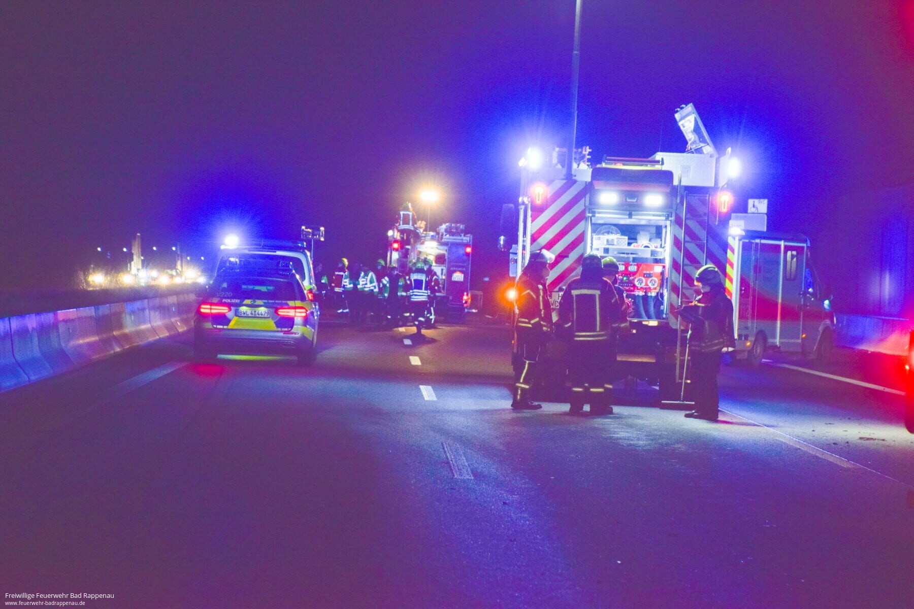 Schwerer Verkehrsunfall A6