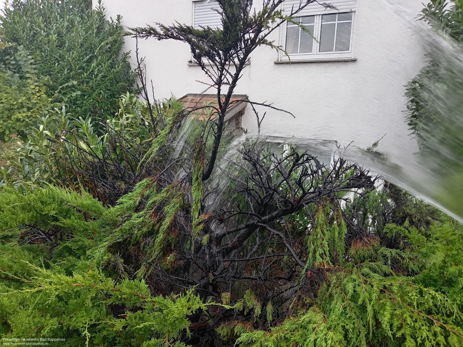 Flächenbrand in Grombach