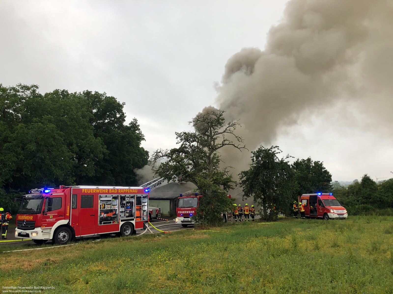 Brand in Vereinsheim
