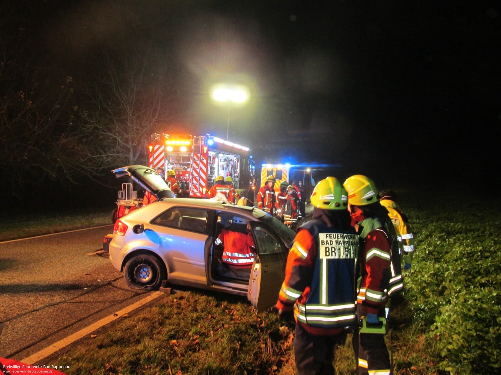 Verkehrsunfall PKW Zimmerhof in Richtung Siegelsbach