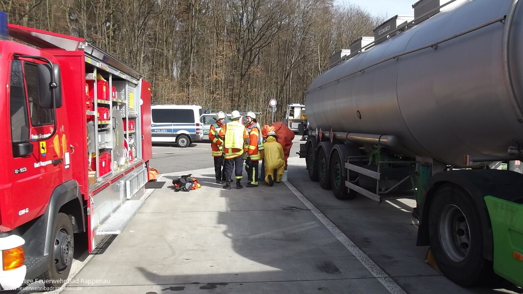 Tankfahrzeug undicht