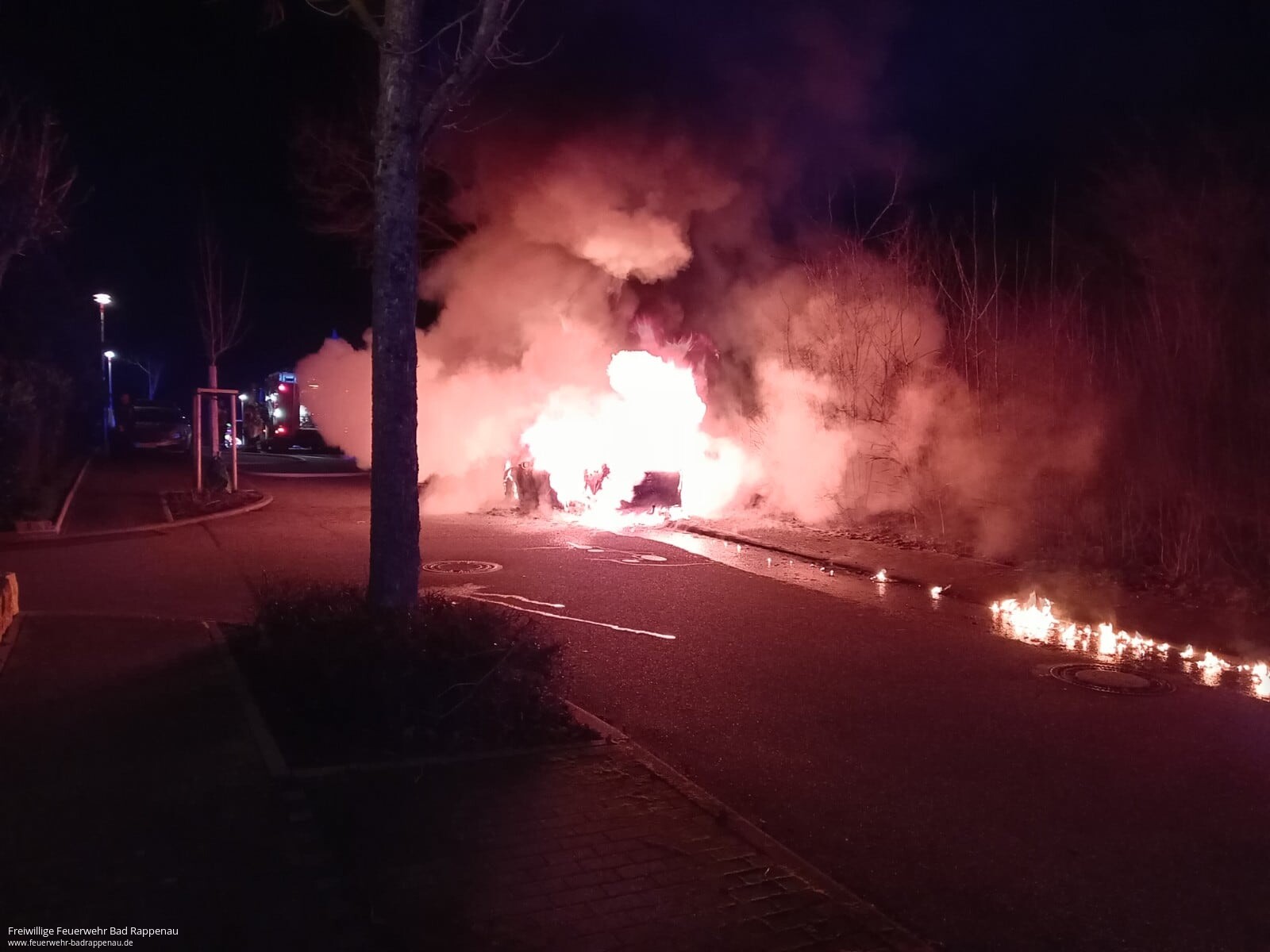 PKW-Brand in Fürfeld