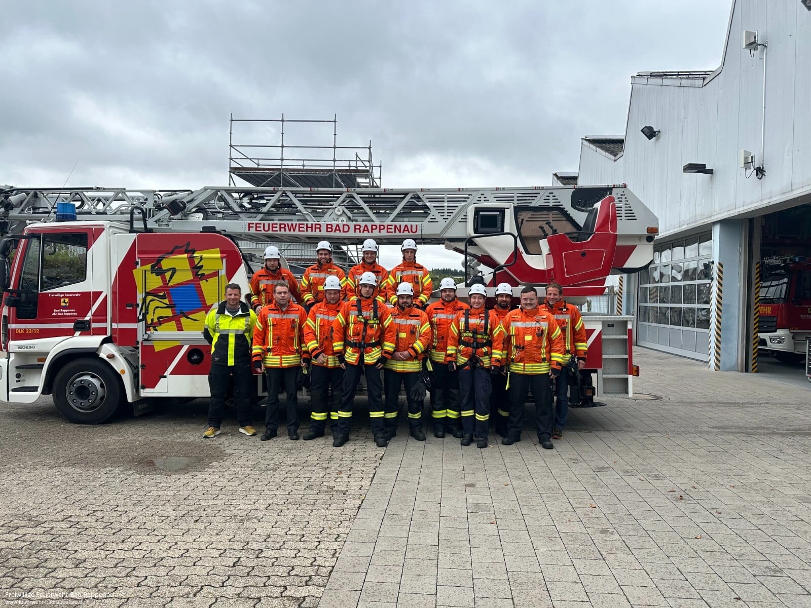 Lehrgang "Absturzsicherung" bei der Feuerwehr Bad Rappenau