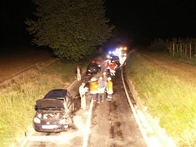 Ölspur aufnehmen nach Verkehrsunfall