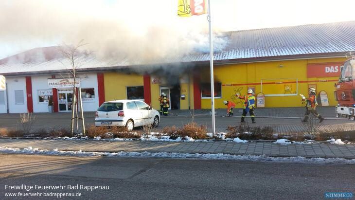 Brand in Gewerbeobjekt