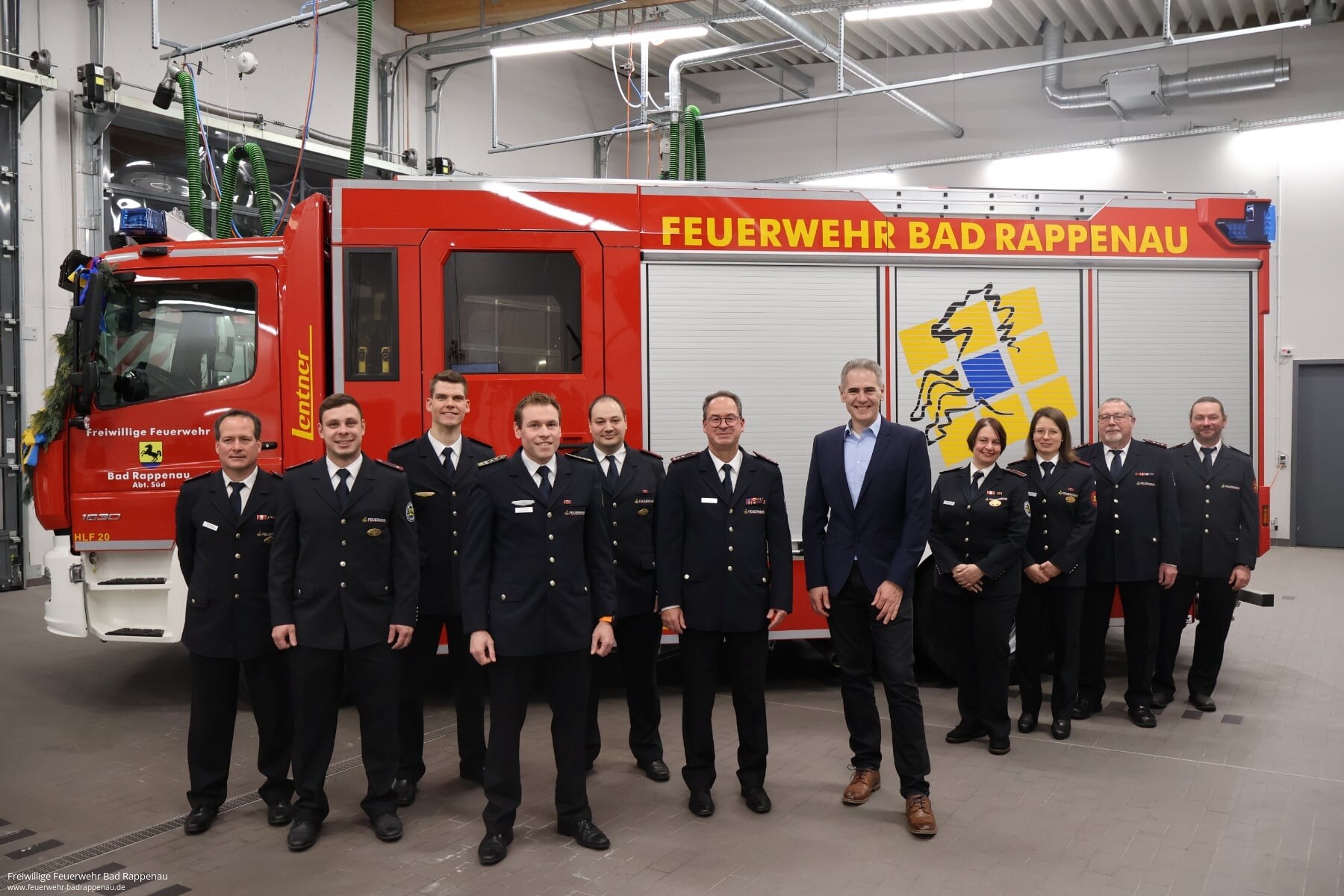 Das neue HLF 20 der Feuerwehr Bad Rappenau Abteilung Süd