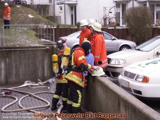 Brand in Tiefgarage
