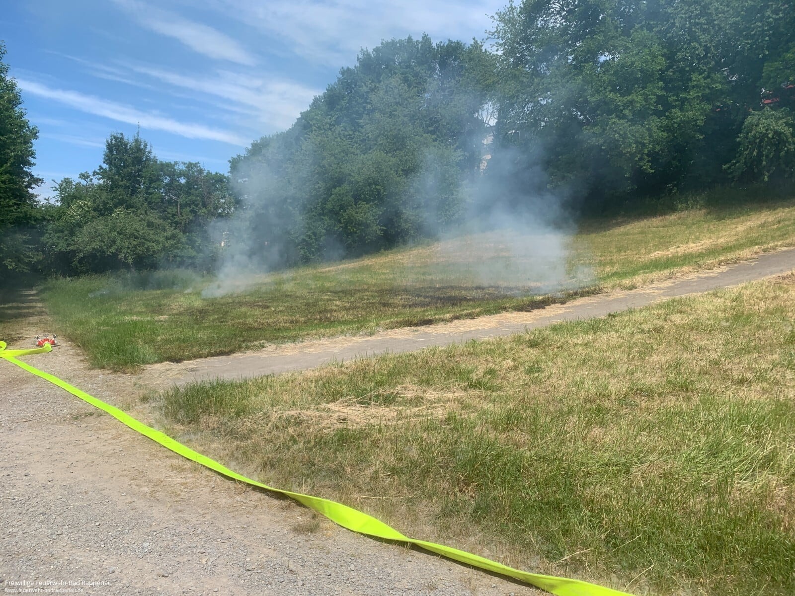 Flächenbrand im Stadtgebiet