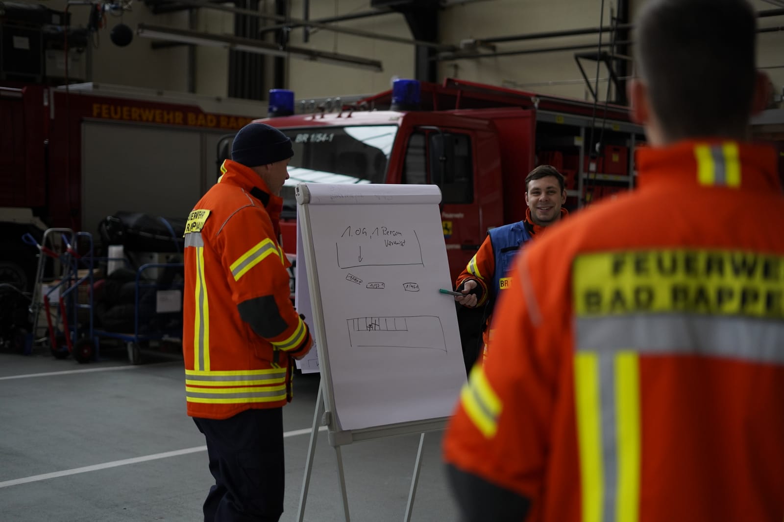 Mannschaft der Feuerwehr Bad Rappenau